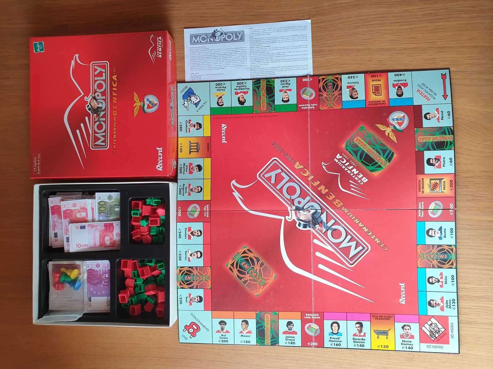 Monopólio • Centenário do Benfica • Hasbro / Record • 2004