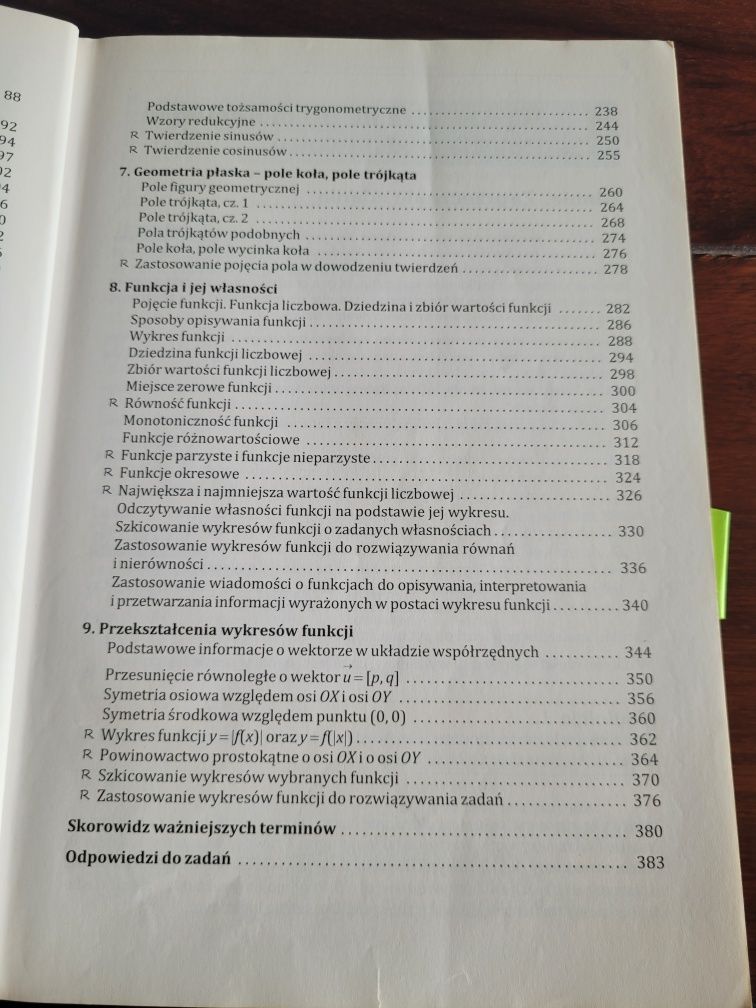 Matematyka podręcznik klasa 1 liceum.