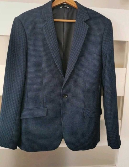 Śliczna Marynarka męska Ewtex na jeden guzik