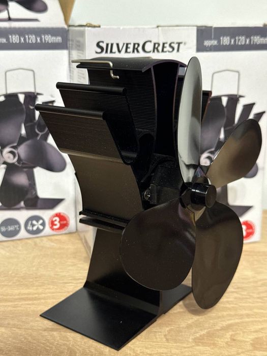 Камінний вентилятор, вентилятор для боржуйки, термовентилятор