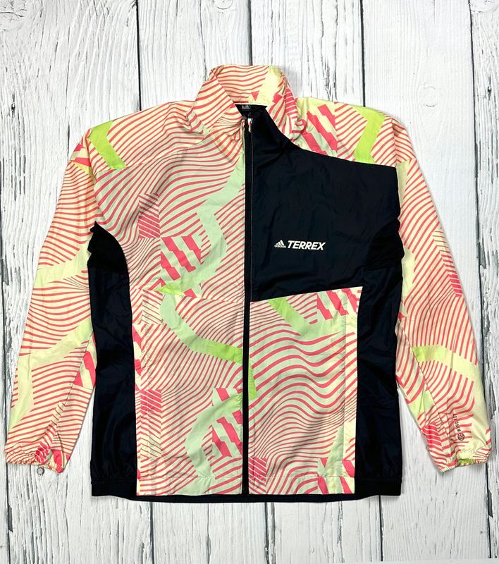 Adidas Terrex Trail Wind Lekka Kurtka Trekkingowa Damska Odblaski Logo