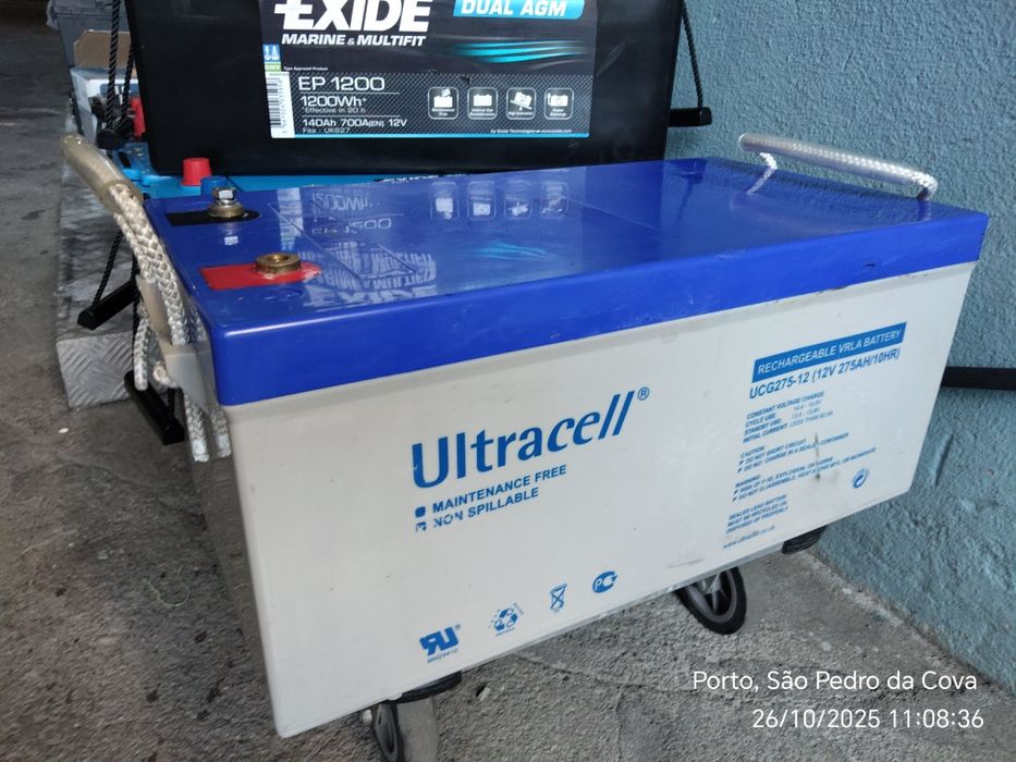 Baterias para fotovoltaica GEL /AGM de 280amp.