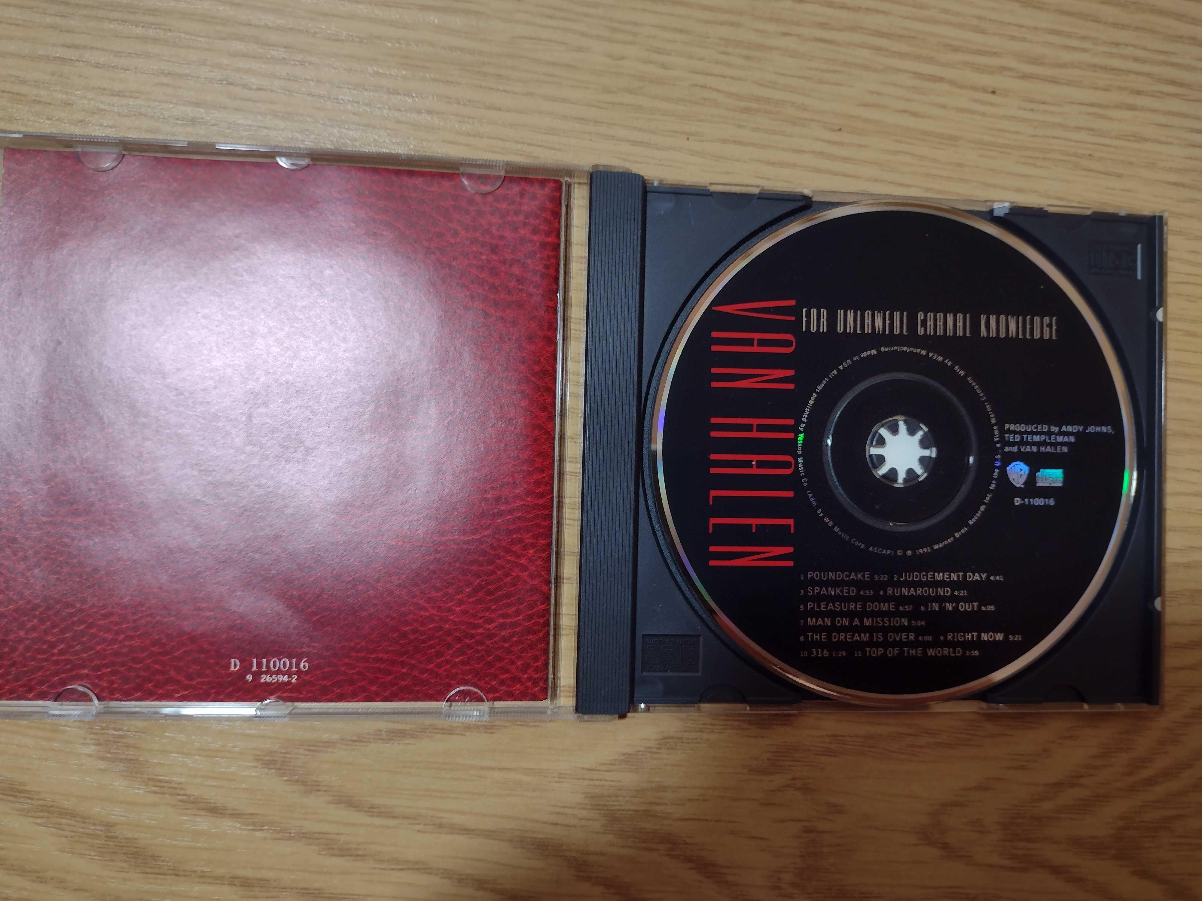 CD Van Halen For Unlawful Carnal Knowledge