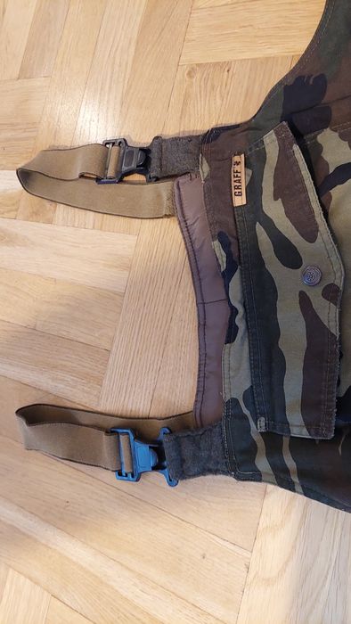 Spodnie ocieplane moro firmy graff