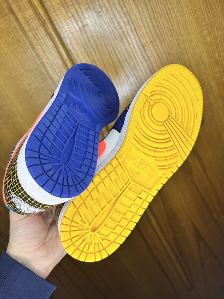 Кроссовки из натуральной кожи Nike air Jordan 1 low низкие оригинал 38