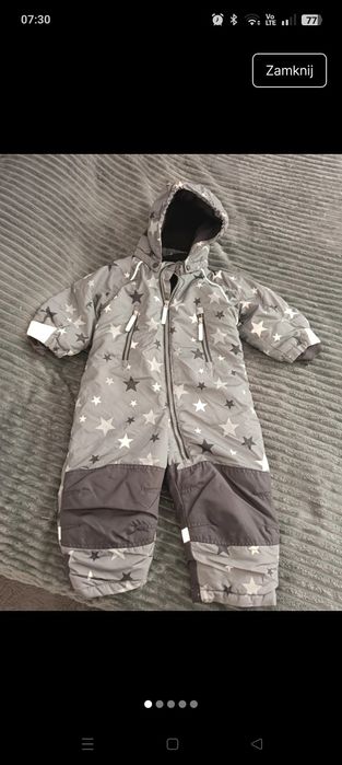 Kombinezon zimowy dziecięcy h&m 80 ciepły porządny stan bardzo dobry