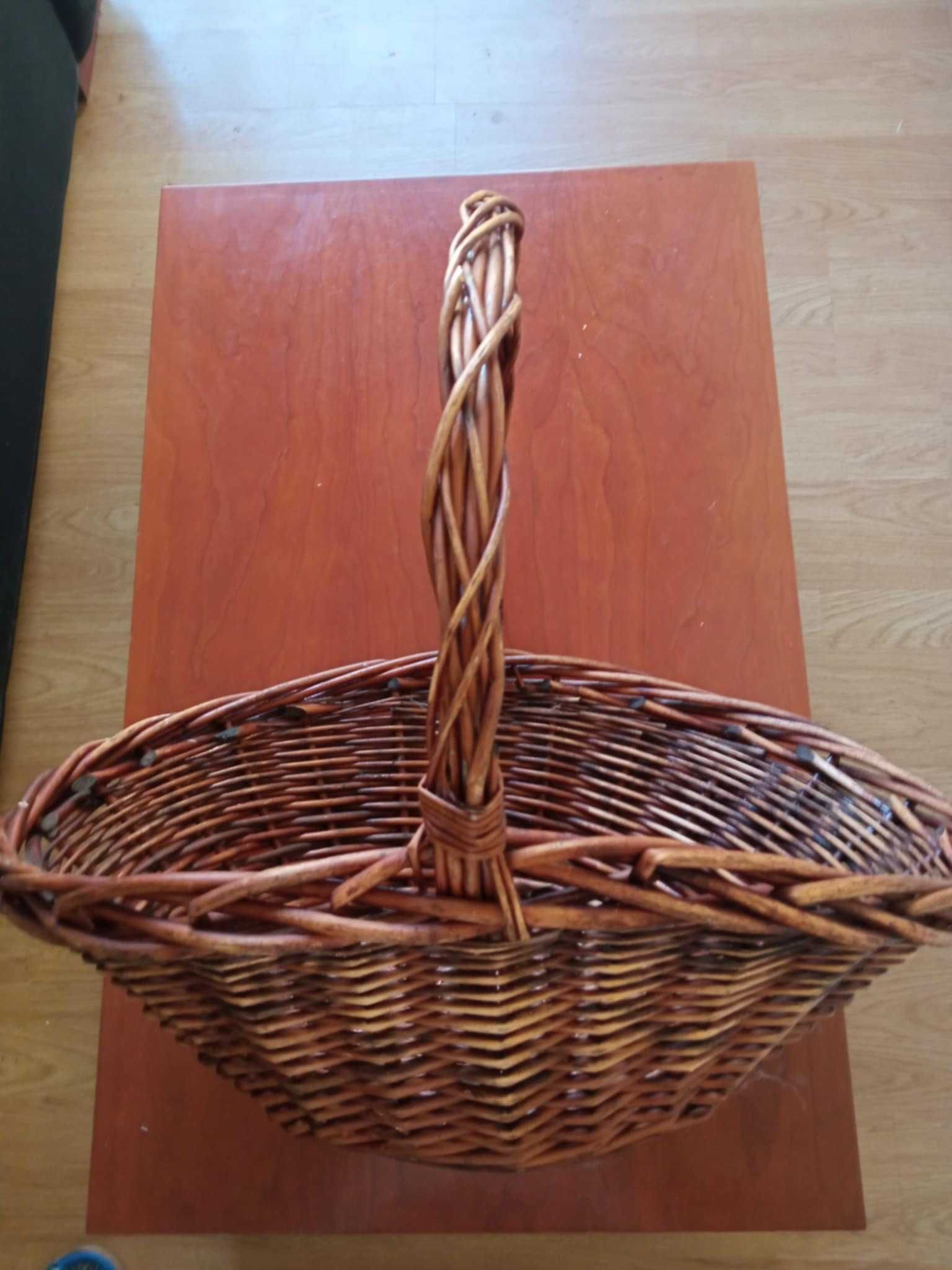 cesto em vime para decoração