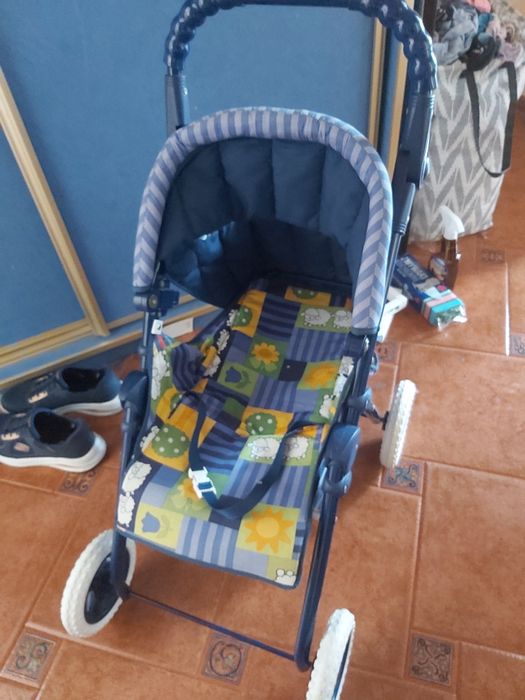 Duży solidny wózek dla lalek xxl