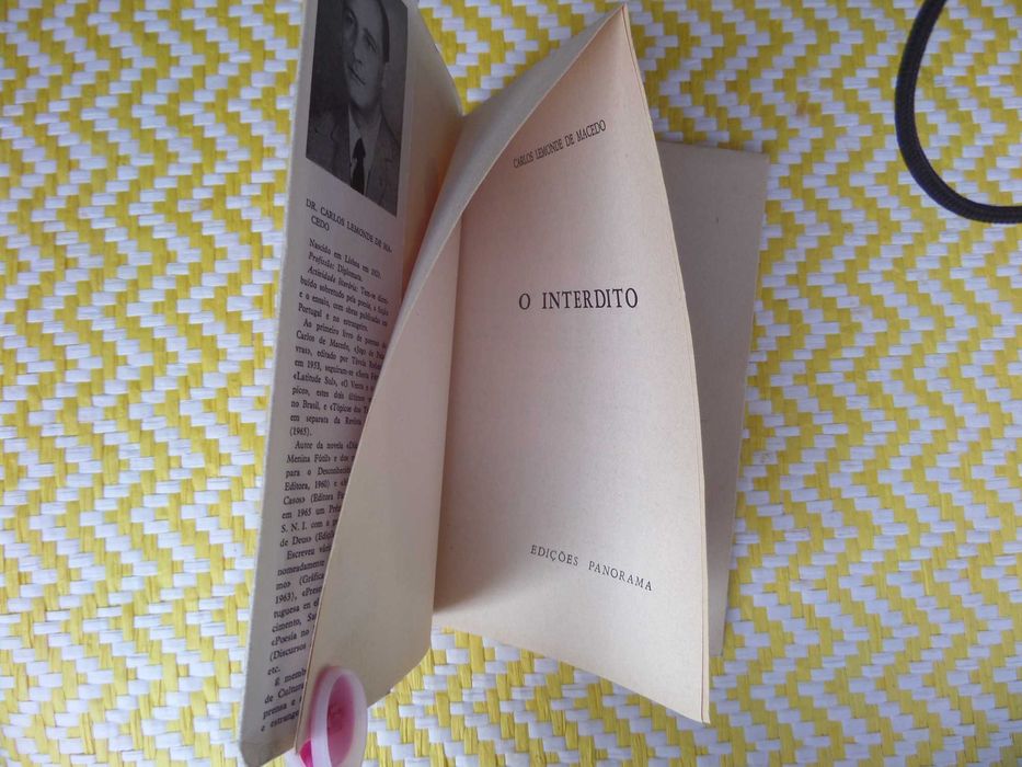 O INTERDITO 
(Teatro)
Carlos Lemonde De Macedo