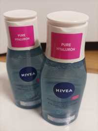 Nivea Pure Hyaluron ekstra delikatny płyn do demakijażu oczu 125ml