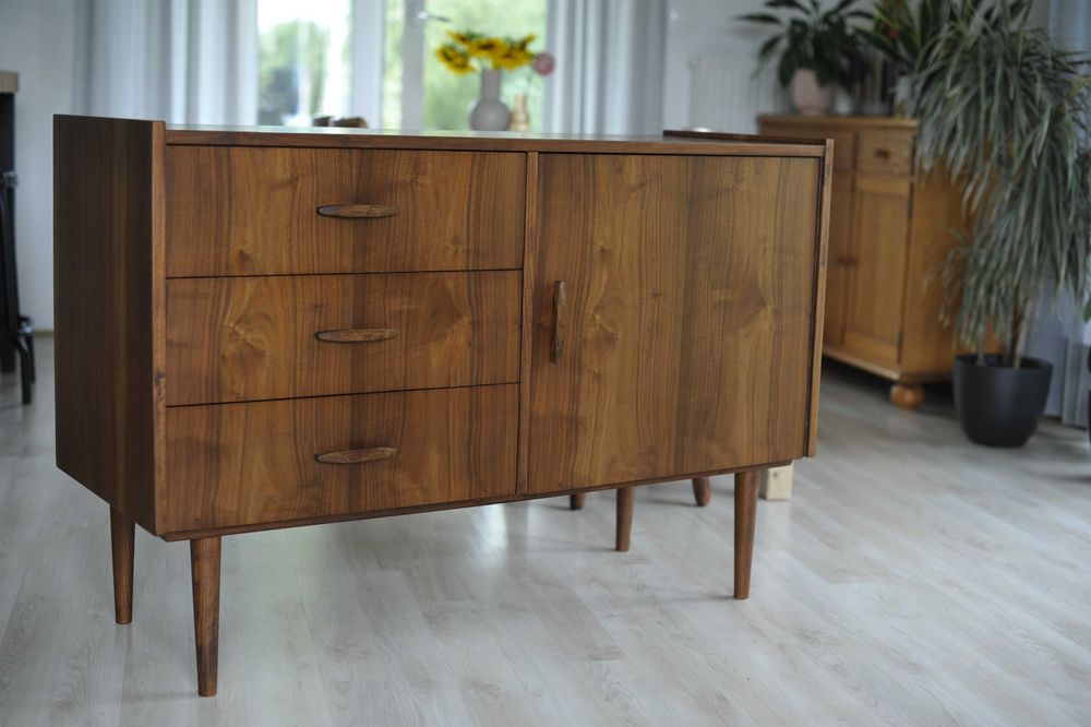 komoda PRL Piotrkowskie Fabryki Mebli
