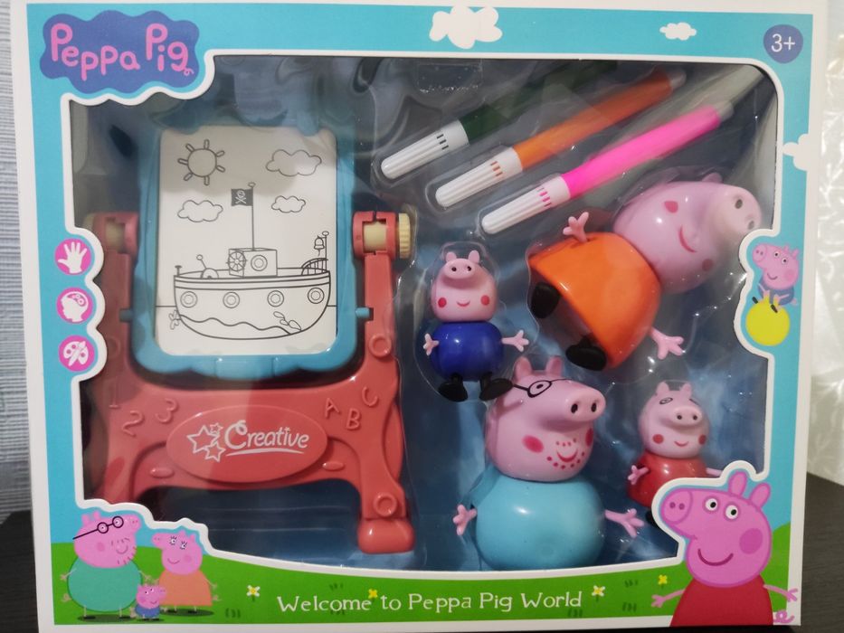 Свинка Пеппа Peppa pig Пепа фігурки будинок дом машина друзі друзья