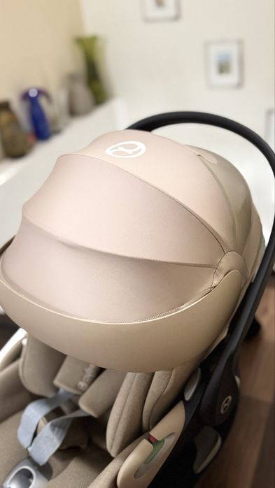 Автокрісло Cybex Cloud T i-Size Plus  Cozy Beige + база cybex Т black