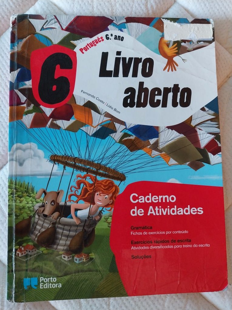 Livros escolares 6°ano