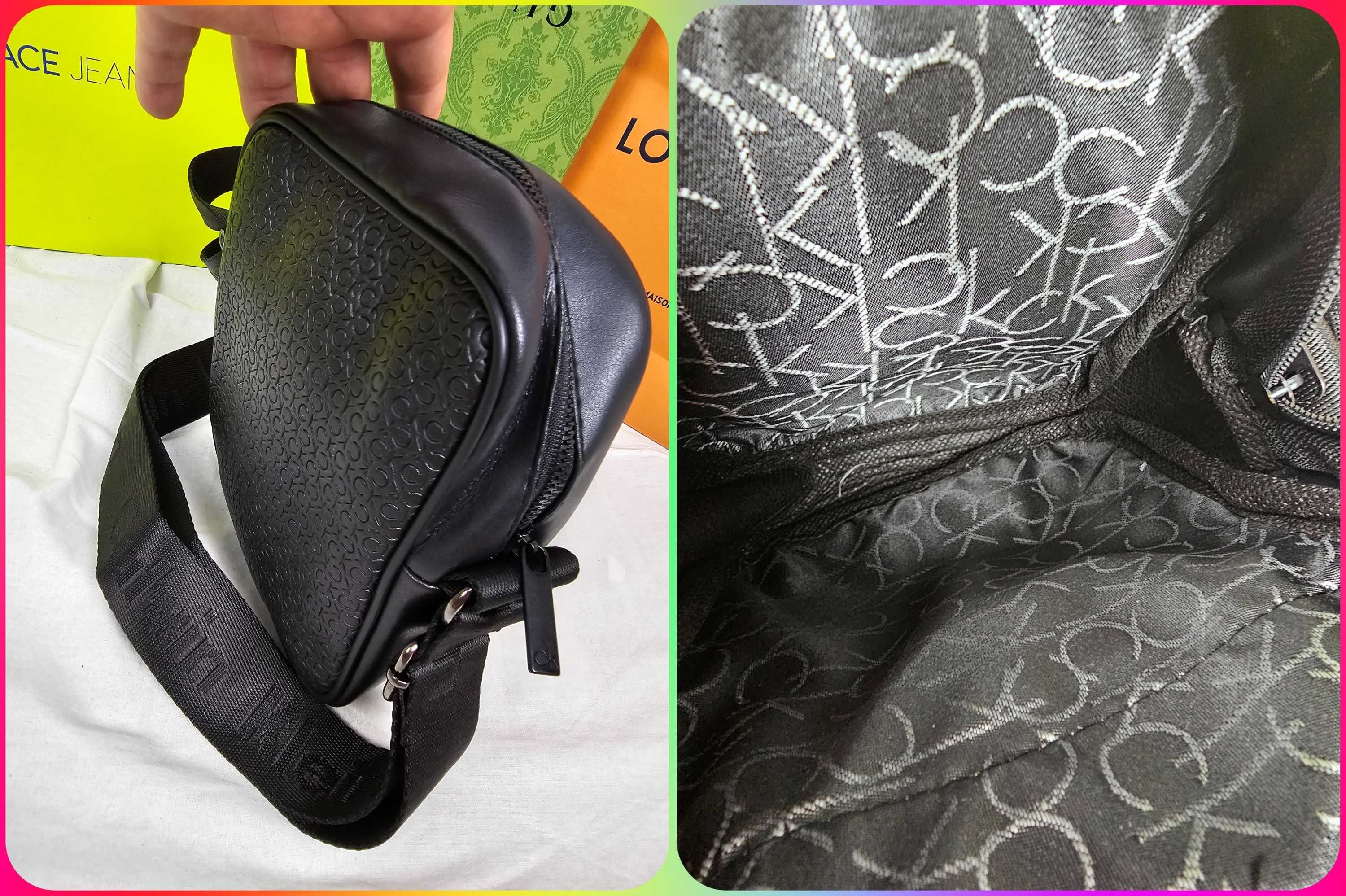 Listonoszka saszetka mniejsza Calvin Klein torba czarna CK