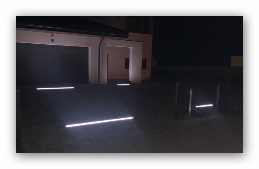 Listwa LED SOLID najazdowa Kostka Brukowa Garaż Warsztat Deptak Trakt