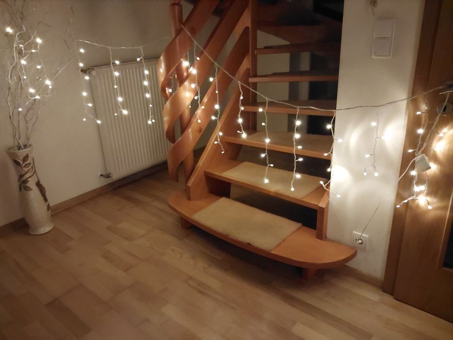 Kurtyna świetlna led schody balustrady 100szt 3m lampki święta 220v