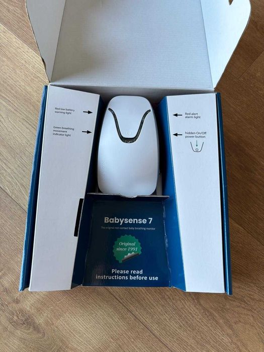 Babysense 7 monitor oddechu z gwarancją do lipca 2026, Super Stan