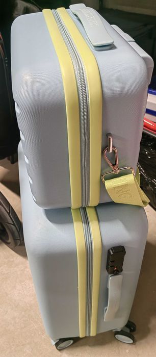 Mala viagem e necessaire Marshmallow