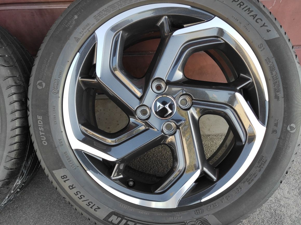 Koła R18 4x108 DS3 DS5 DS4 215/55R18 Citroen Peugeot 7jx18 ET35 felgi