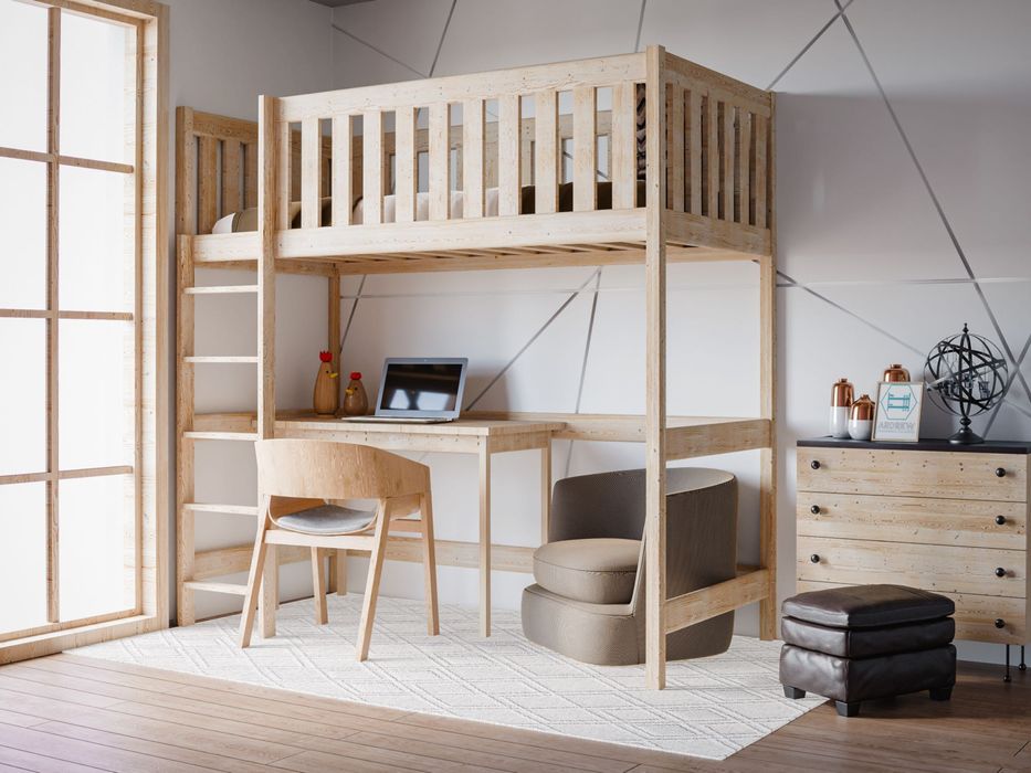 Łóżko piętrowe antresola LEON