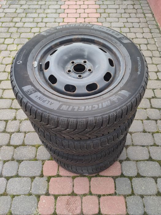Opony z felgami Michelin Alpina  195/65/ R15