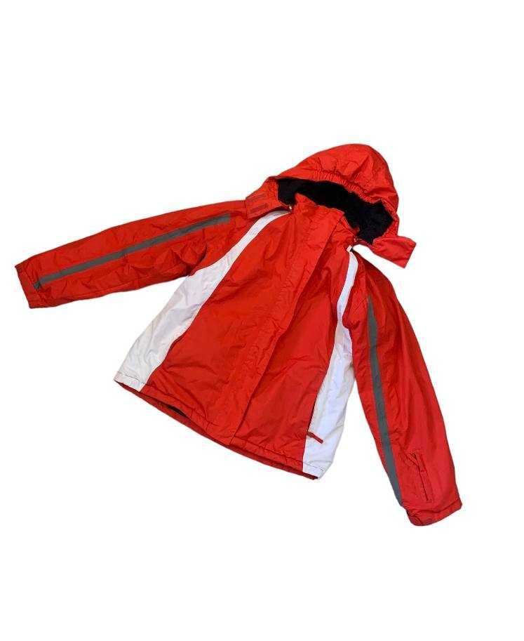 лижна дитяча куртка червона зимова горнолижна 152