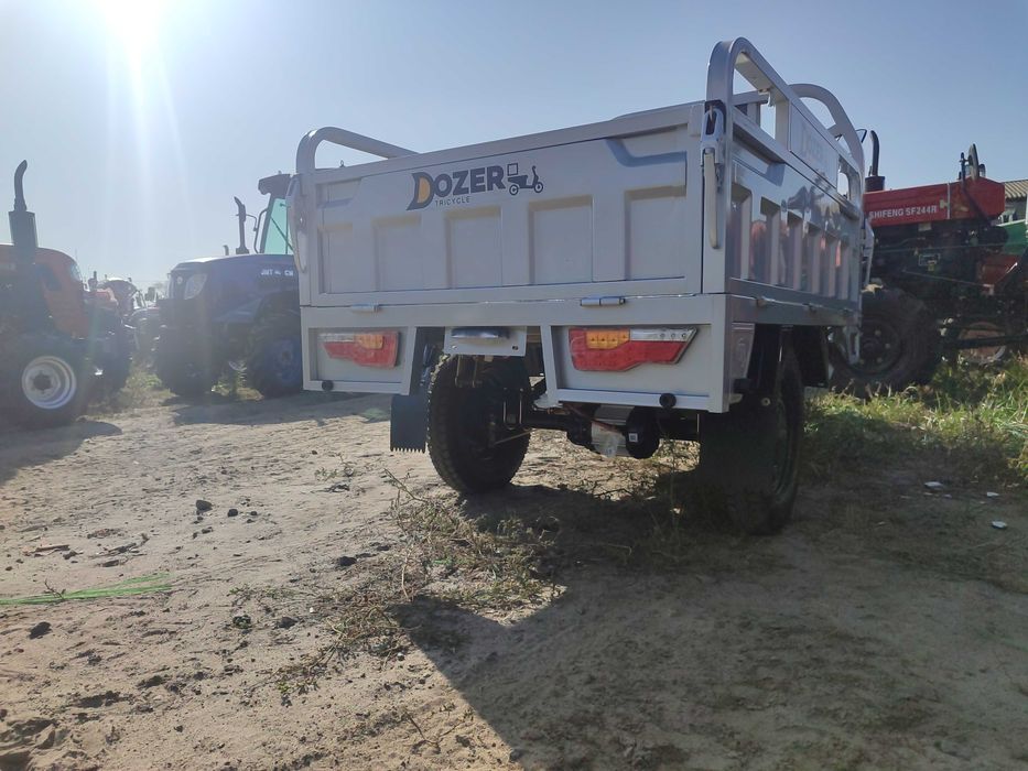 Трицикл электрический Дозер 1500 трехколесный Доставка бесплатная