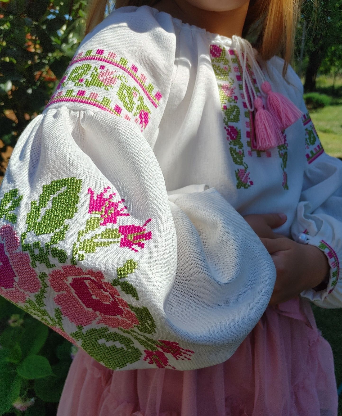 104-140 Вишита сорочка сукня вишиванка