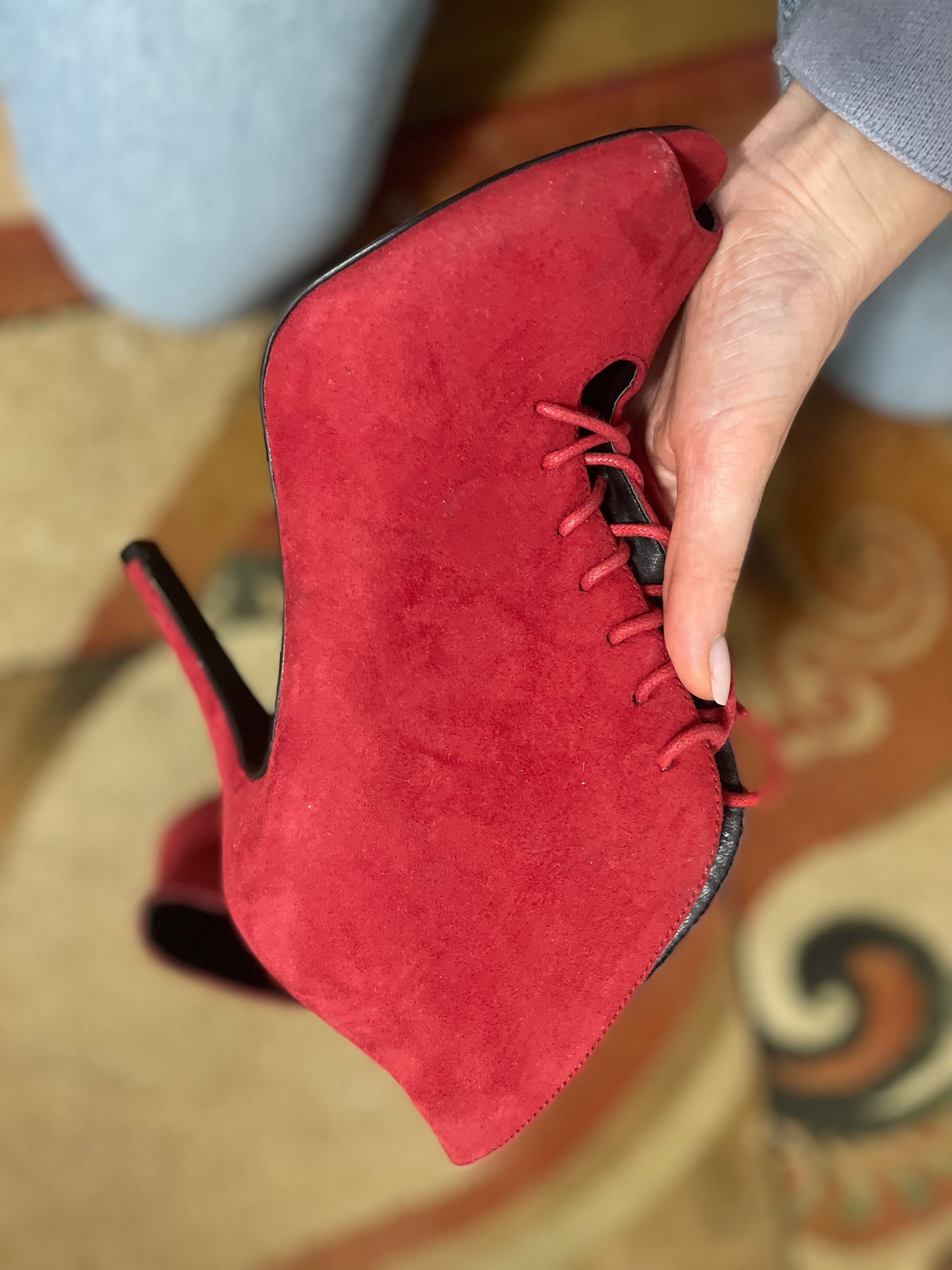 Czerwone buty do tańca Hight heels r 39 stan 5/5 szpilka 10 cm