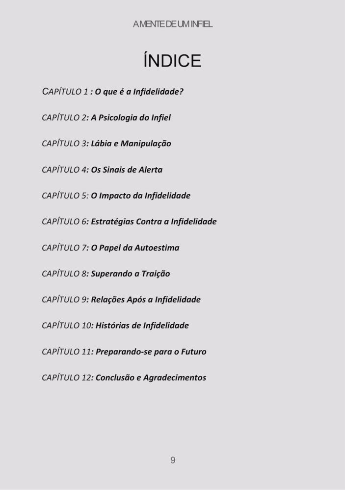 Livro A Mente de Um Infiel