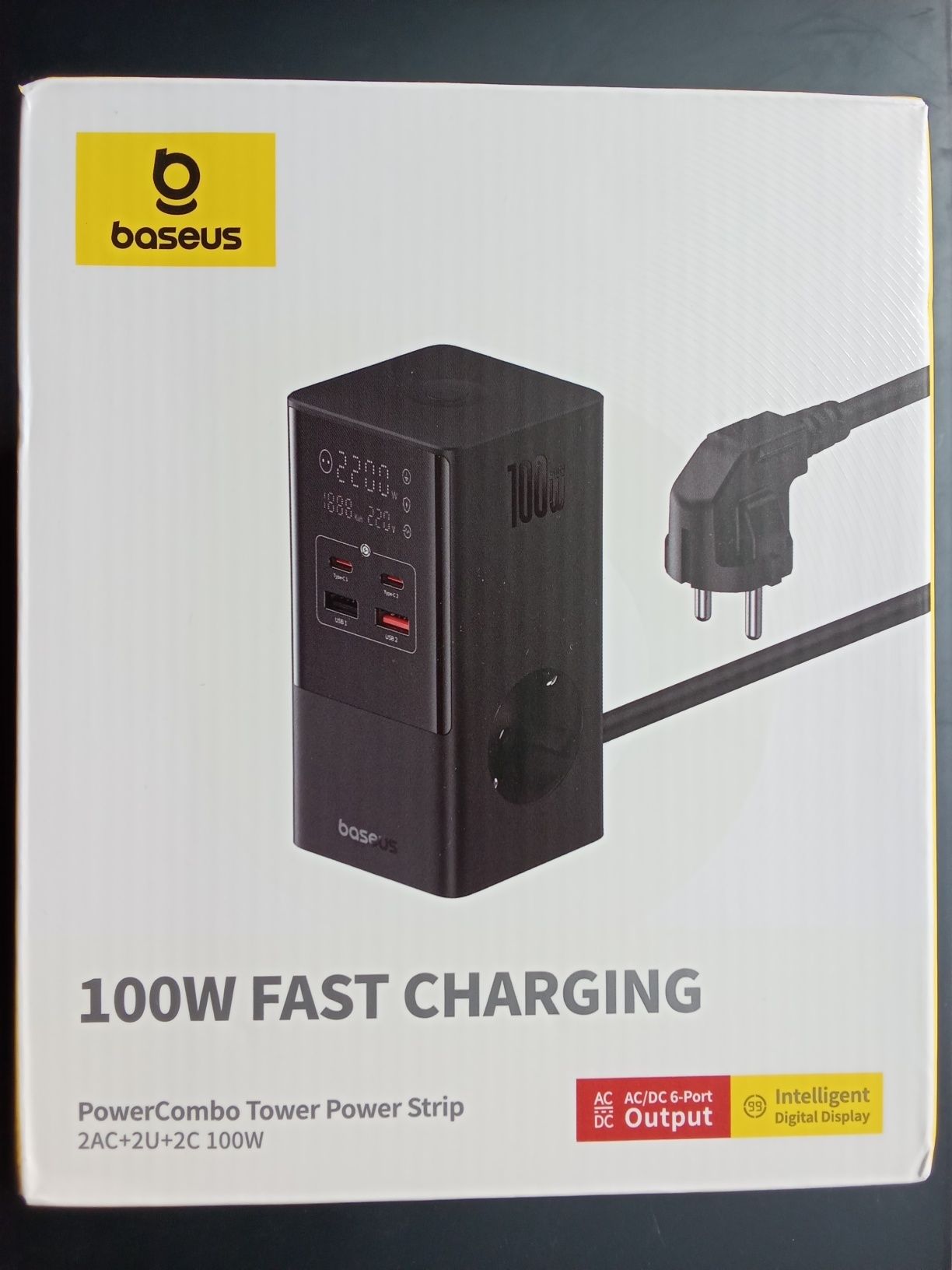 Зарядное Baseus 100w GaN3 Pro Desktop