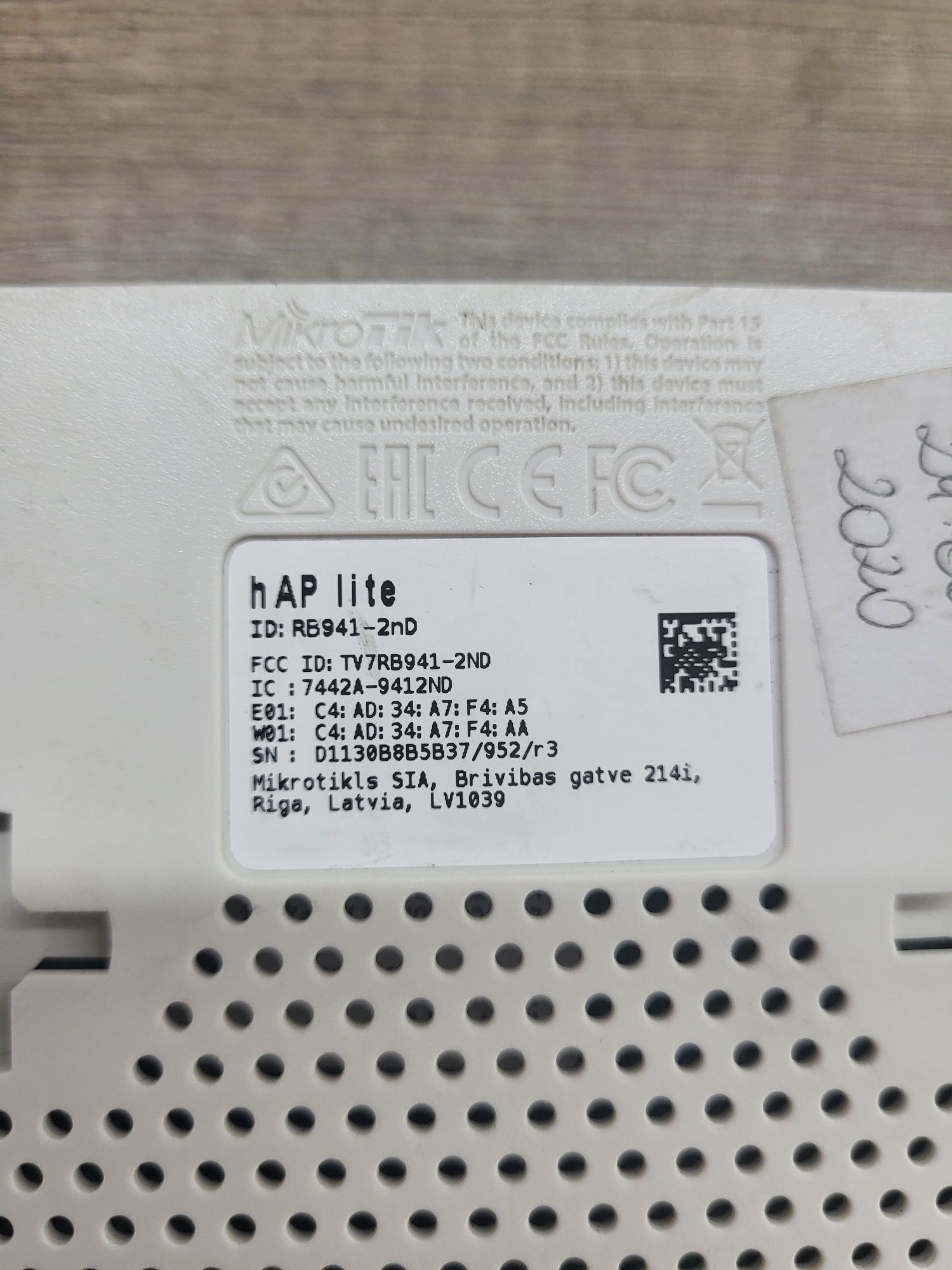 Router BOARD Mikro Tik hap lite
