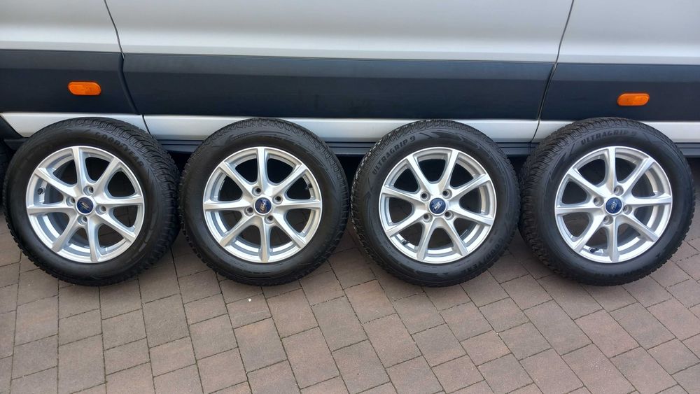 Koła zimowe oryg. FORD FIESTA, B-MAX 4x108, 6Jx15, ET45+195/60R15,TPMS