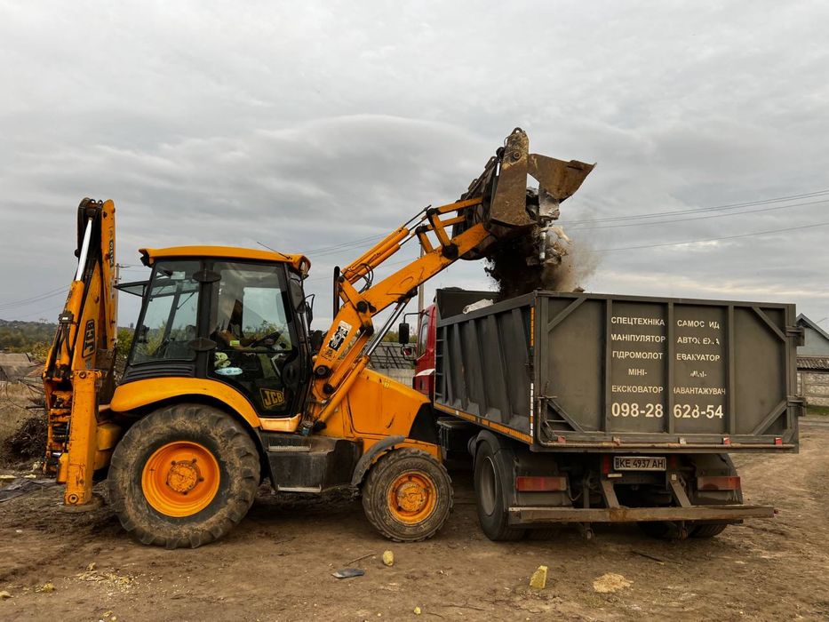 Аренда услуги екскаватор погрузчик JCB 3cx спецтехника трактор