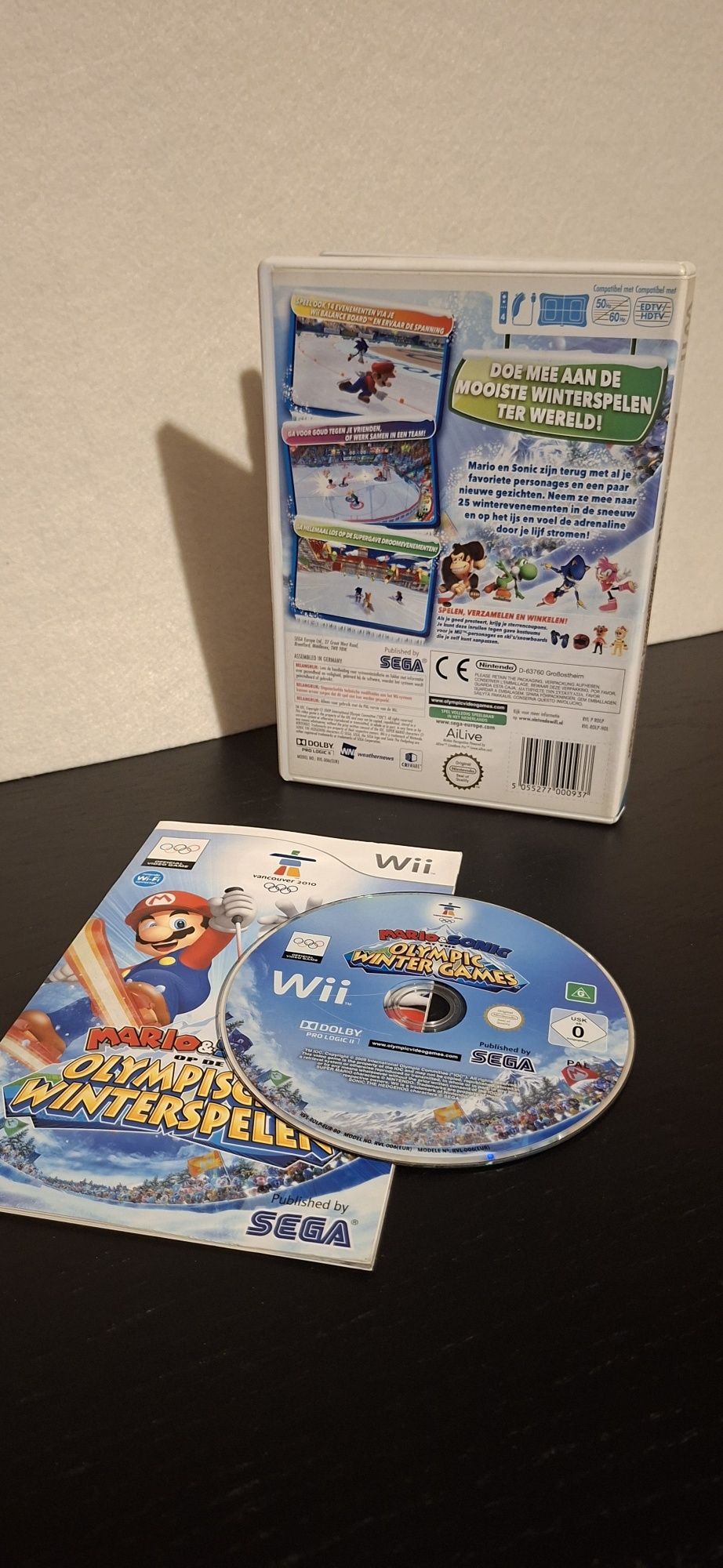 Mario & Sonic at the Olympic Winter Games Nintendo Wii completo
