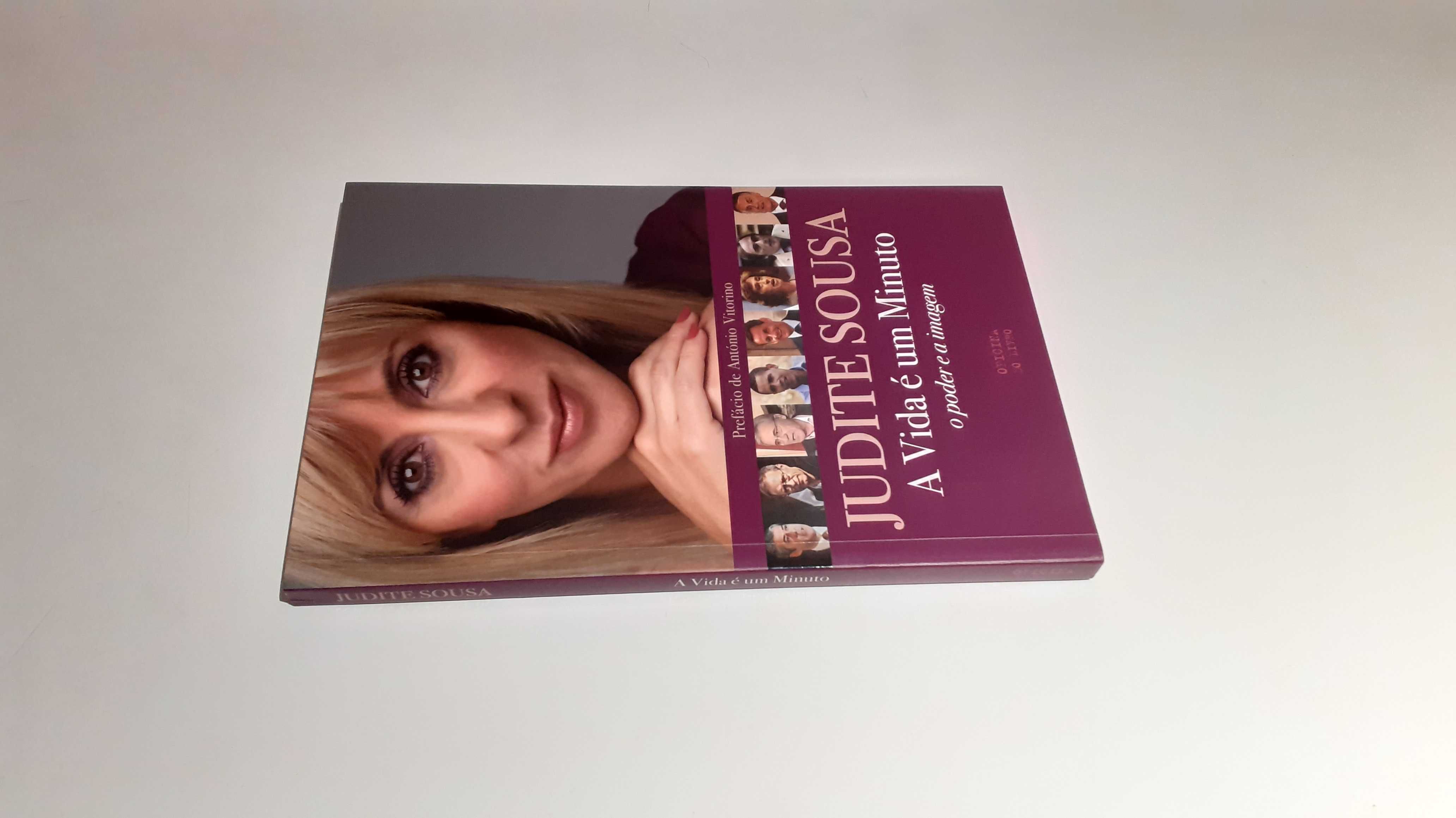 Livro como novo "A Vida é um Minuto” de Judite Sousa
