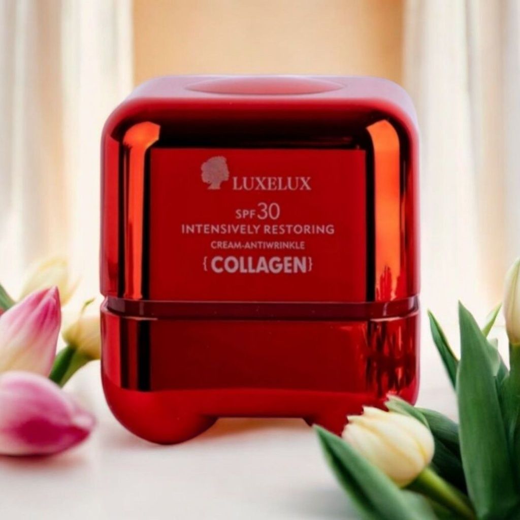 Wielozadaniowy krem marki Luxelux SPF 30 z Collagenem 50 g.