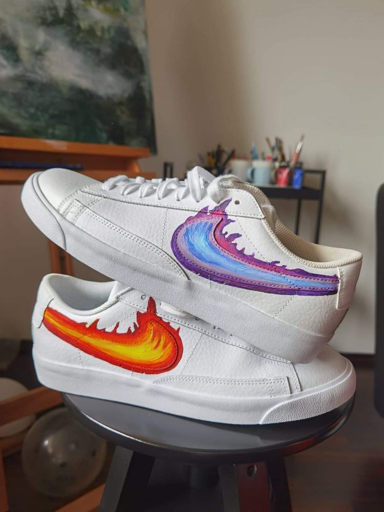 Buty custom Nike Blazer LOW LE roz 42