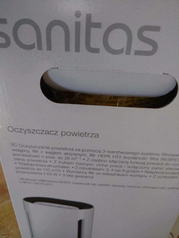 Sanitas oczyszczacz powietrza slr205
