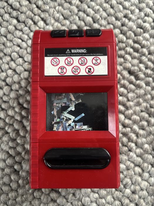 Skarbonka niszczarka do pieniędzy