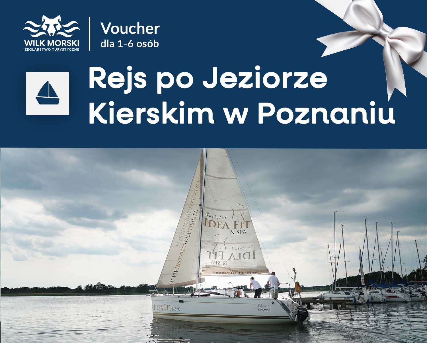 BON VOUCHER / REJS jachtem po Jeziorze Kierskim w Poznaniu (1-6 osób)