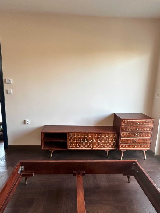 Zestaw KareDesign(ŁÓŻKO,materac,SZAFA,2xKOMODA, 2xSZAFKA NOCNA, RTV)