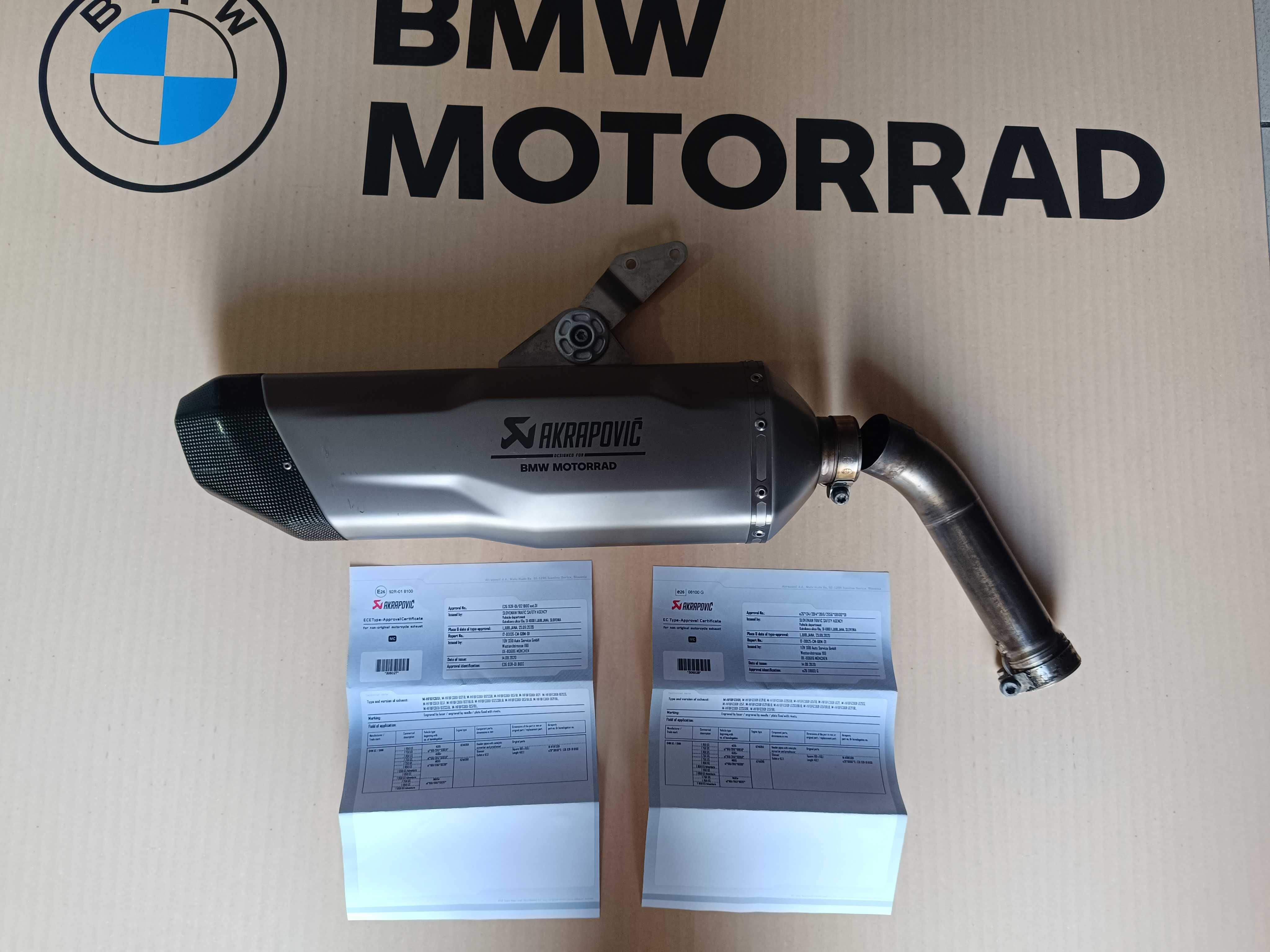 Ponteira Akrapovic BMW F850GS ou F750GS F900GSA excelente estado