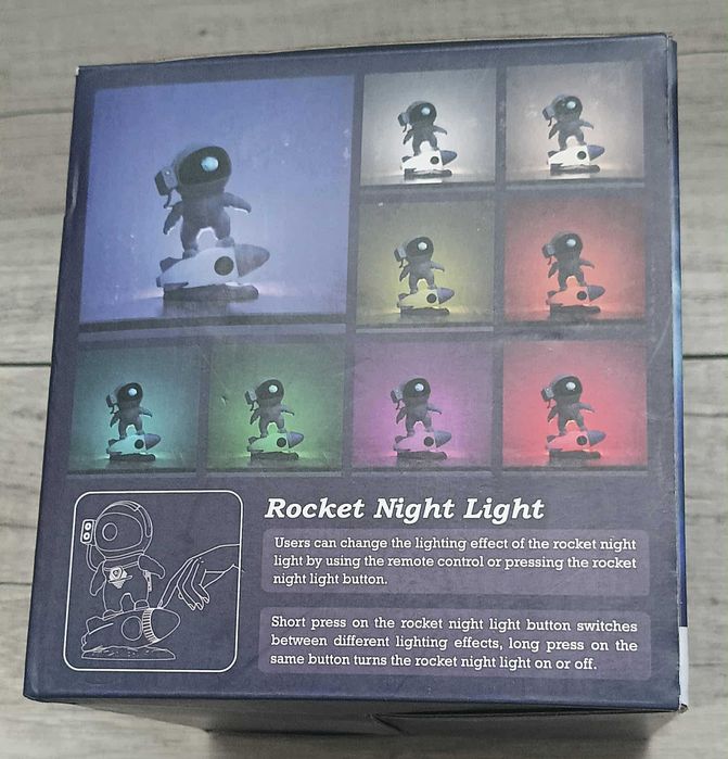 Projektor gwiazd LED 8 kolorów timer regulacja jasności głośnik