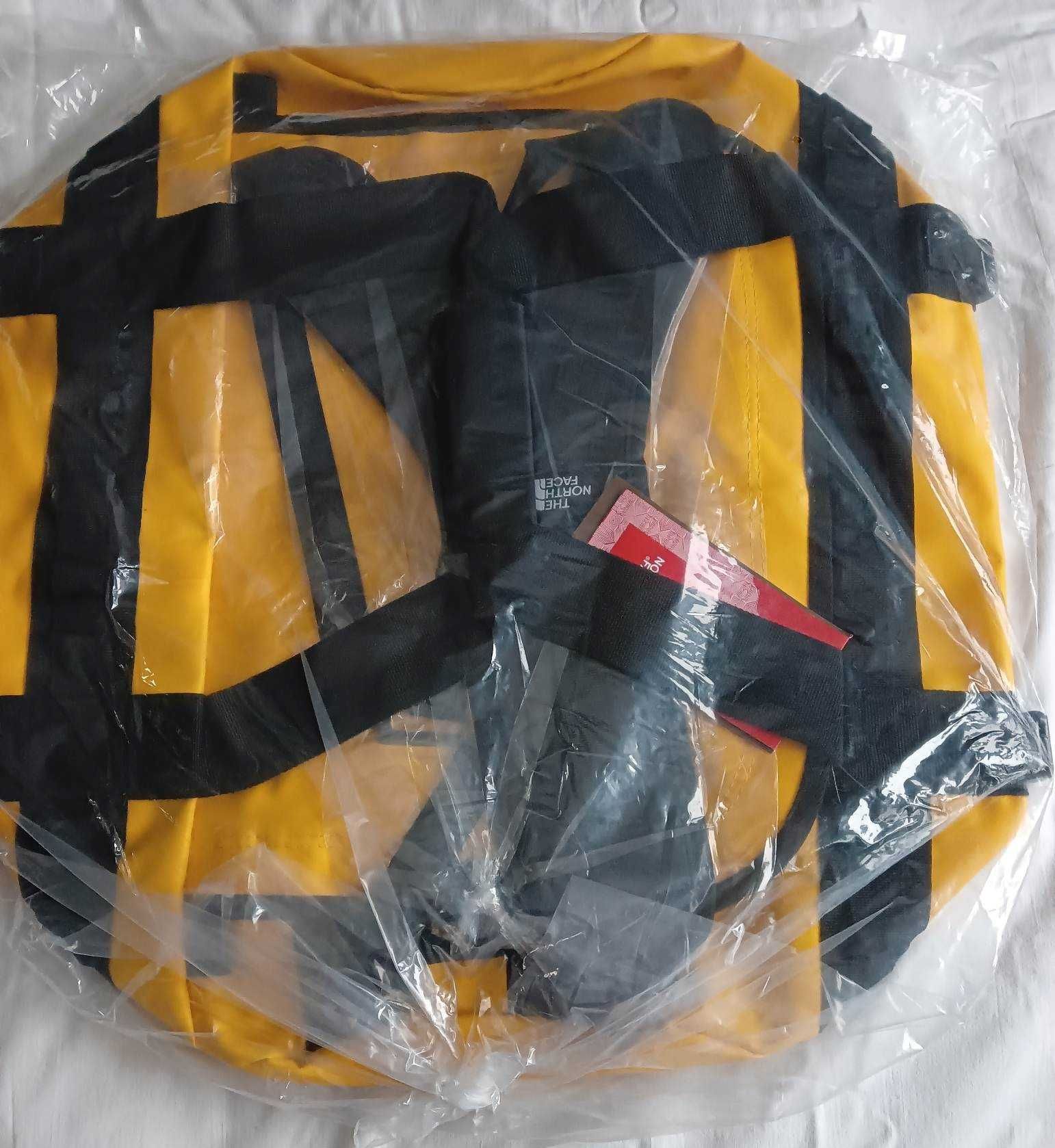 Żółta Torba THE NORTH FACE BASE CAMP DUFFEL - Rozmiar S - 50 Litrów