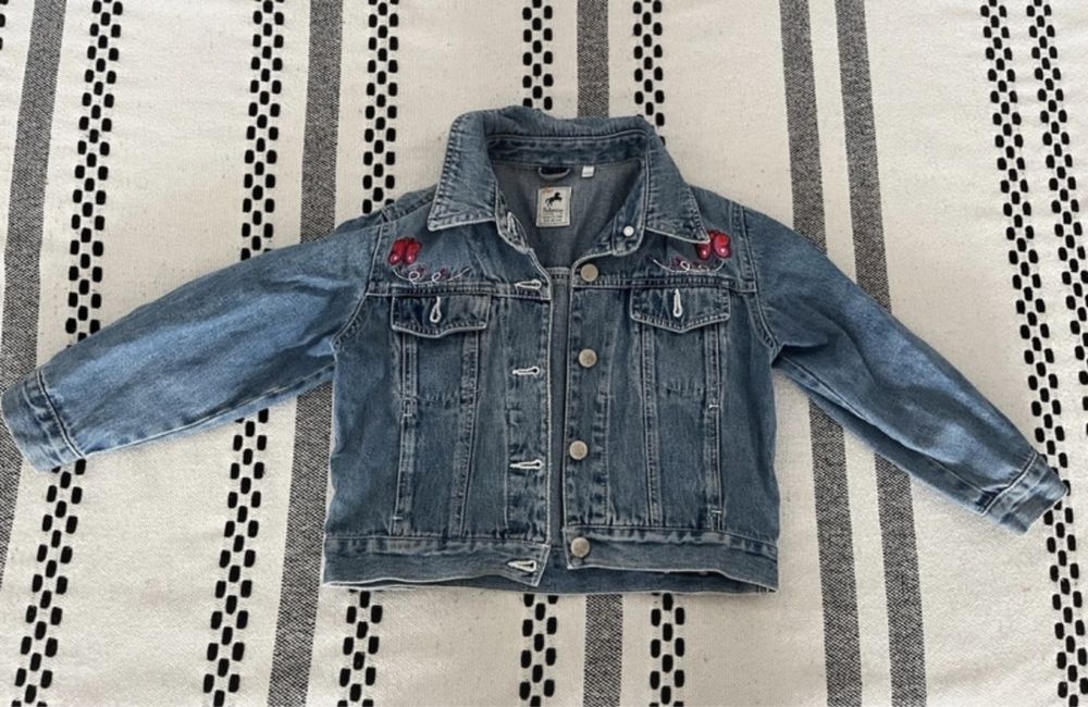 Kurtka jeans dla dziewczynki