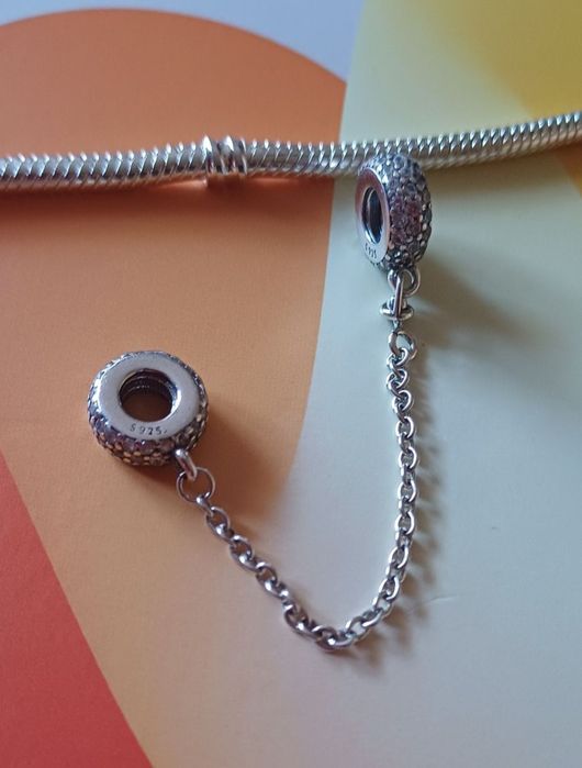 Łańcuszek zabezpieczający do bransoletki Pandora
