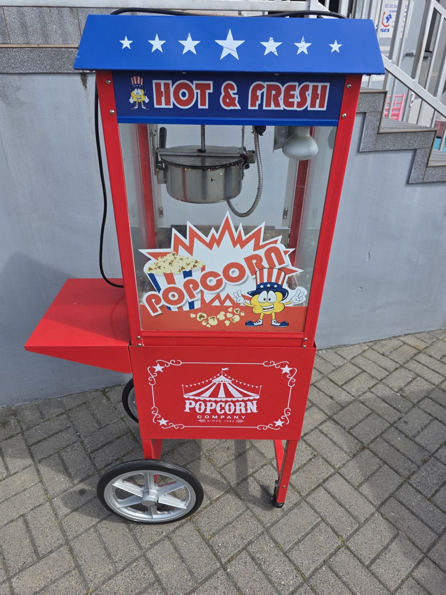 Mobilna maszyna do popcornu