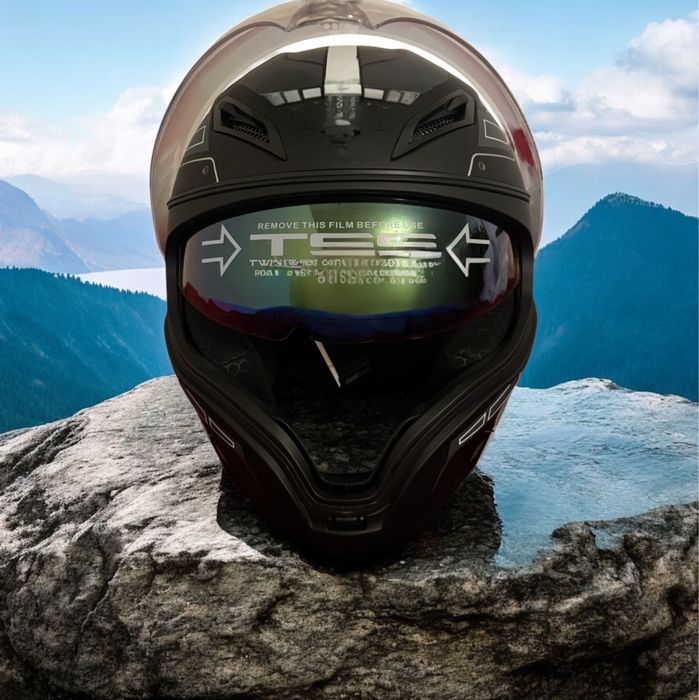 PROMOÇÃO! Capacete de Moto Rosto Inteiro  – NOVO